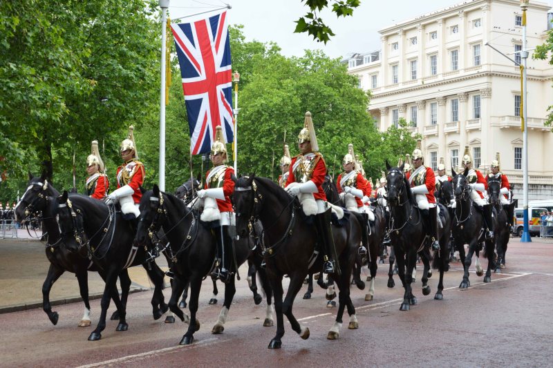 Household Calvary Standard Parade - Life Guards division