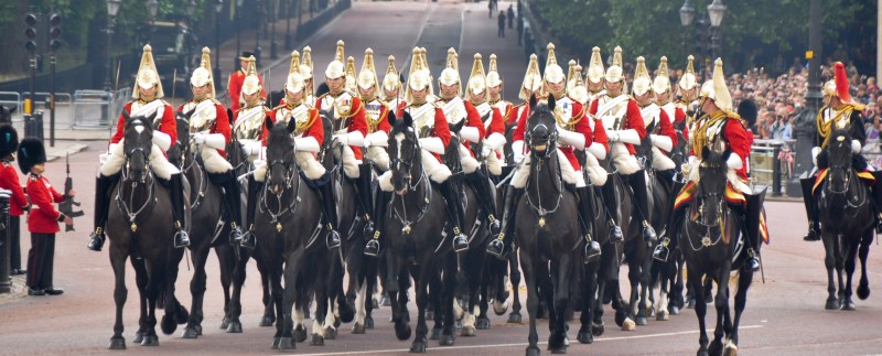 Queens Escort Life Guards Household Cavalry