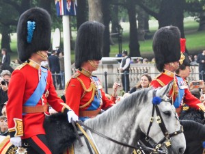 Prince Charles, Prince William, and Princess Anne