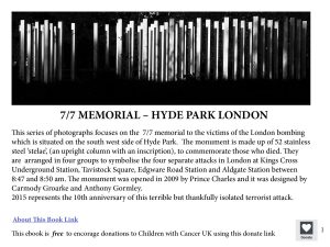 London Runs and Photo Routes