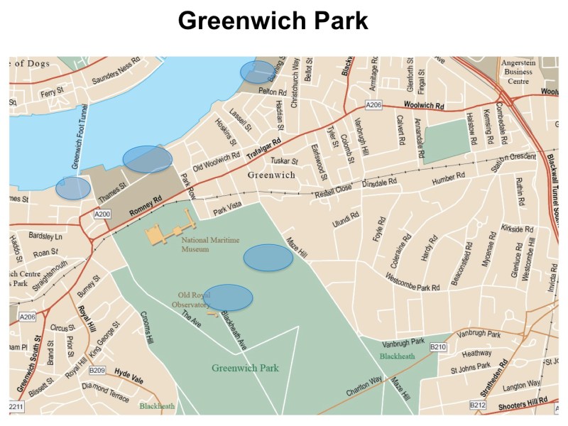 greenwich map
