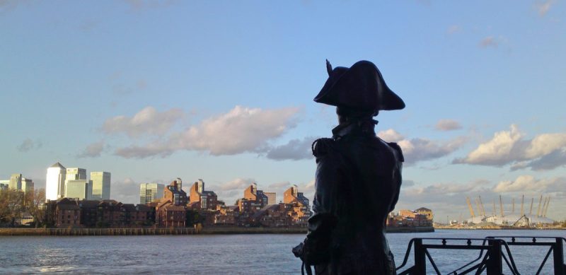 London Runs and Photo Routes View From the Trafalgar Tavern in Greenwich