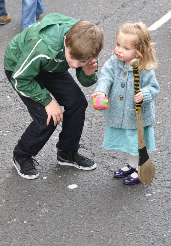 St Patrick Day Parade - Young Hurlings sticks