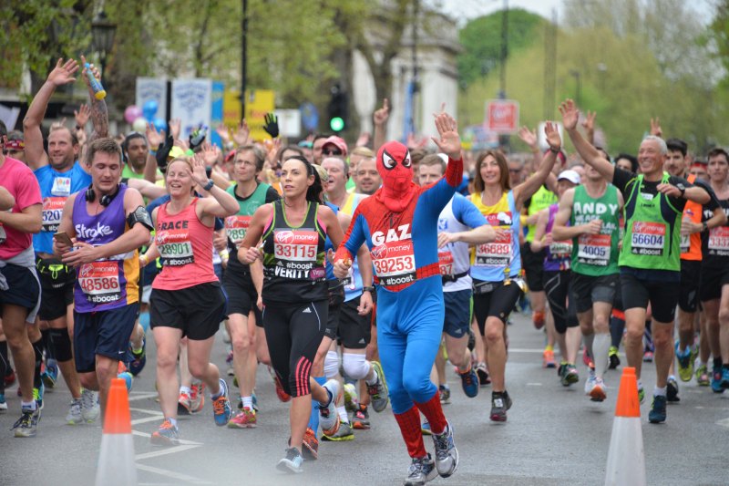 Fancy Dress runner London Marathon