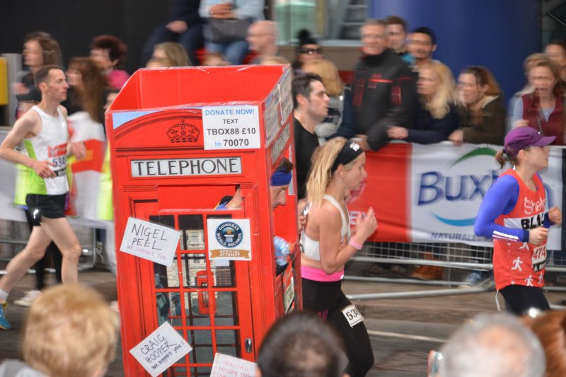 Fancy Dress runner London Marathon