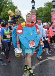 Fancy Dress runner London Marathon
