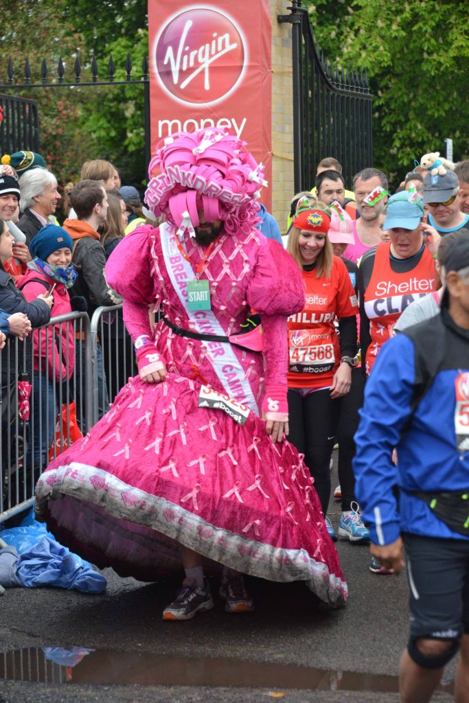 Fancy Dress runner London Marathon