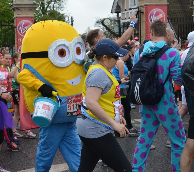 Fancy Dress runner London Marathon