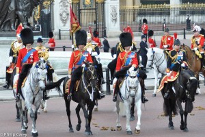 Prince William, Prince Charles and Princess Anne