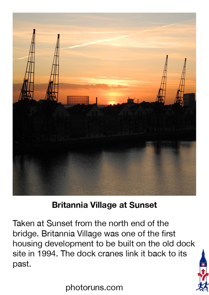 Britannia Village view at Sunset