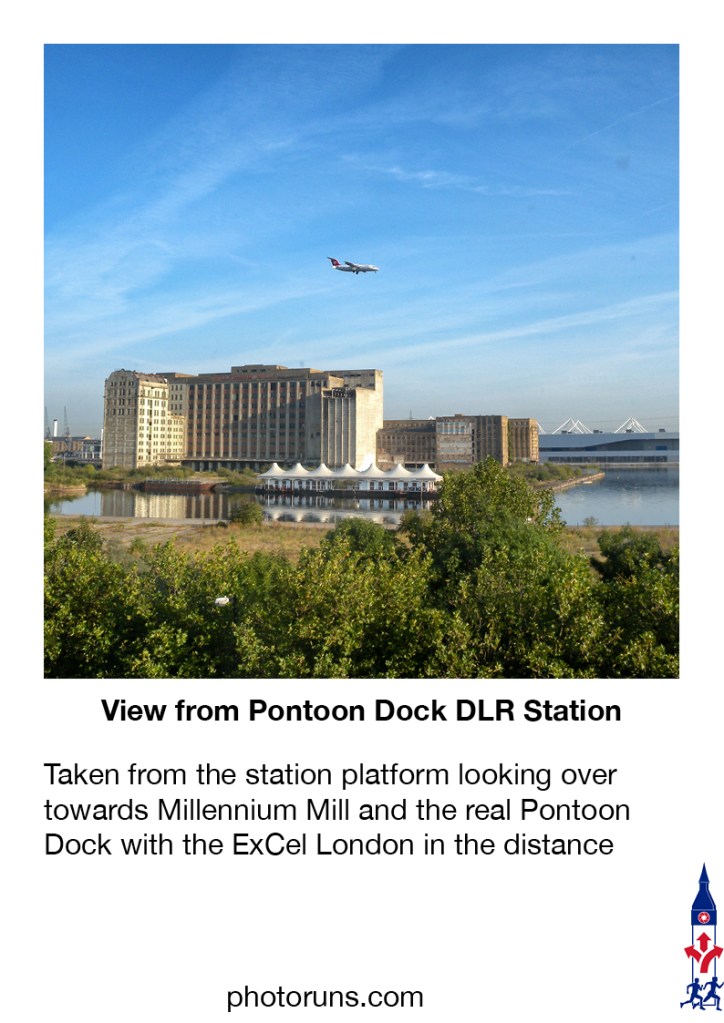 View from Pontoon Dock station - towards Royal docks