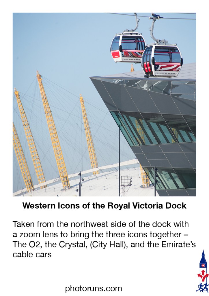 Royal Victoria Dock Details  - O2, City Hall. Cable Cars 